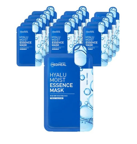 15 x MEDIHEAL Hyalu Moist Essence Mask 20ml