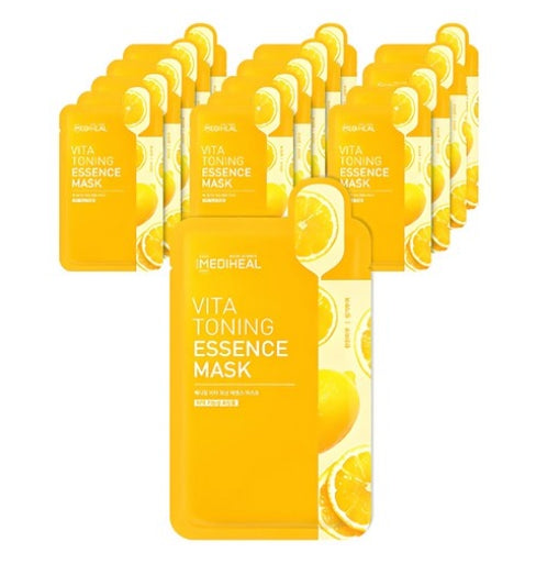 15 x MEDIHEAL Vita Toning Essence Mask 20ml