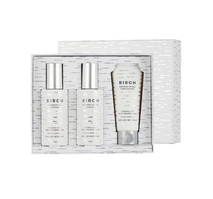 [MEN] NATURE REPUBLIC Birch Intensive For Men Skincare Set (3 Items) from Korea