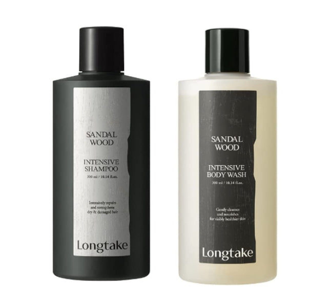 LONGTAKE Sandalwood Shampoo + Body Wash Set (2 Items) from Korea