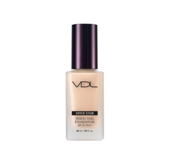 VDL Coverstain Perfecting Foundation 30ml, 8 Colours, SPF35 PA++ from Korea