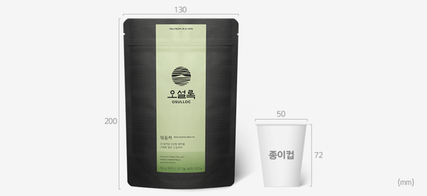 OSULLOC Fresh Roasted Green Tea 50g (Leaf Tea, Green Tea) from Korea_KT