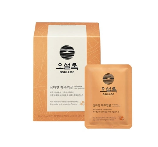 OSULLOC Jeju Samdayeon Tangerine Tea, 1 Box 10ea, from Korea_KT