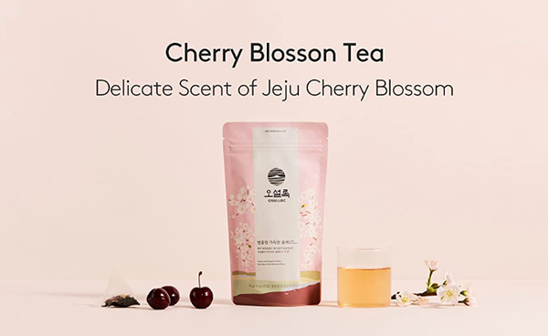 3 x OSULLOC Cherry Blossom Tea, 1 Pack 20ea, from Korea