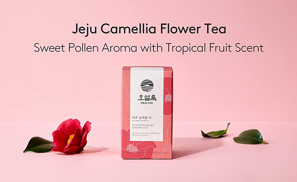 3 x OSULLOC Jeju Camellia Tea, 1 Box 20ea, from Korea