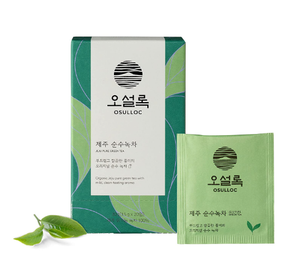 3 x OSULLOC Jeju Pure Green Tea, 1 Box 20 ea, from Korea