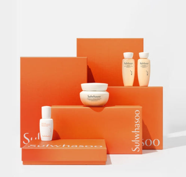 2025 Sulwhasoo Essential Firming Care Set (4 items) from Korea + Samples(2 Items)