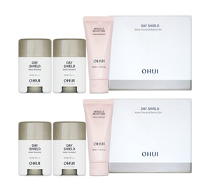 2 x O HUI Day Shield Water Sun Stick Duo Set (3 Items) SPF50+, PA++++ from Korea