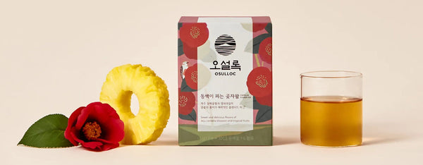 3 x OSULLOC Camellia Flower Tea, 1 Box 10ea, from Korea