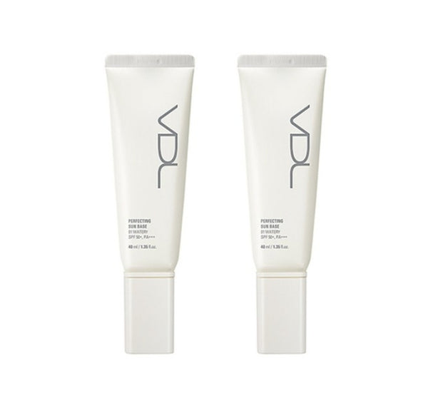 2 x VDL Perfecting Sun Base Watery 40ml, SPF50+ PA+++ from Korea