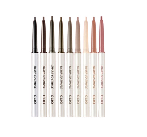 2 x CLIO Sharp So Simple Waterproof Pencil Liner (9 Colours) from Korea