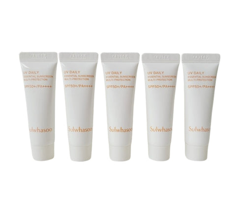 [For Testing] 5 x Sulwhasoo UV Daily Essential Sunscreen Multi-protection 10ml Korea