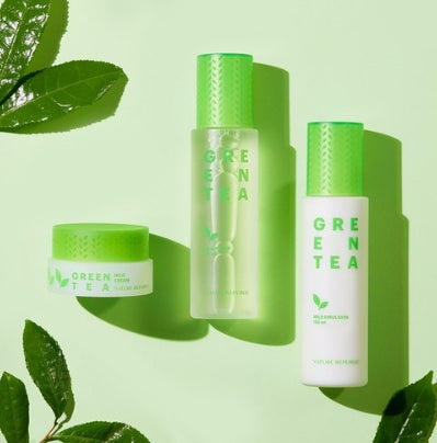 NATURE REPUBLIC Green Tea Skincare Set (5 Items) from Korea