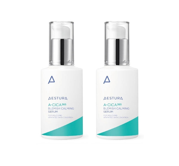 2 x AESTURA A-Cica 365 Blemish Calming Serum 40ml from Korea