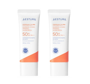 2 x AESTURA Derma UV365 Barrier Hydro Mineral Sunscreen 40ml from Korea