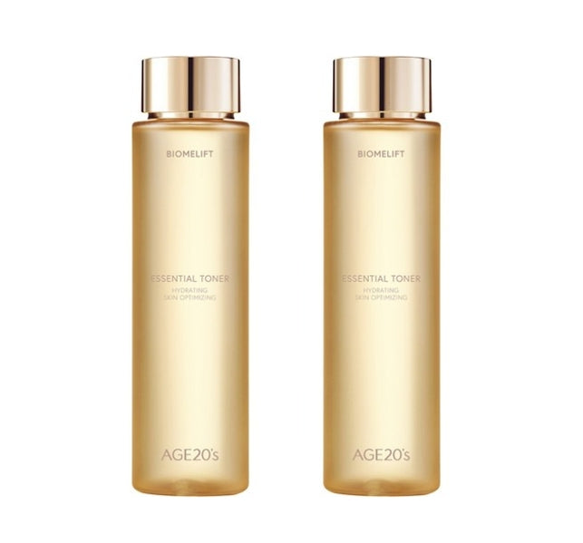 2 x AGE 20's Biomlift Essential Toner 195ml from Korea