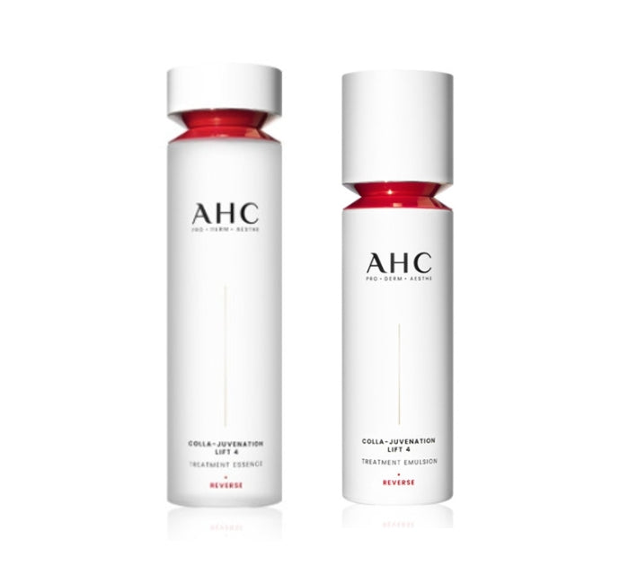 AHC Colla-Juvenation Lift 4 Treatment Essence + Emulsion Set (2 Items) from Korea