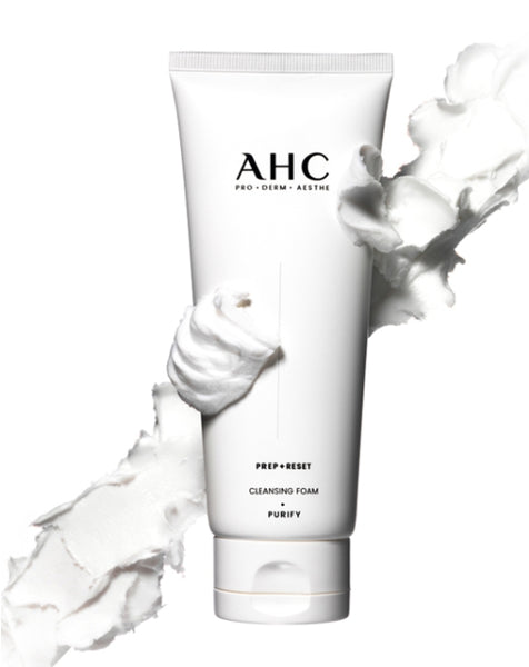 2 x AHC Prep Reset Cleansing Foam 150ml from Korea