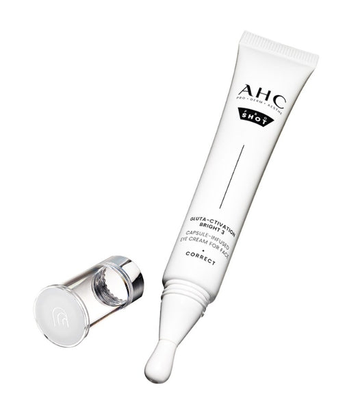 2 x AHC Pro Shot Gluta-Activation Bright 3 Capsule-Infused Eye Cream for Face 30ml from Korea