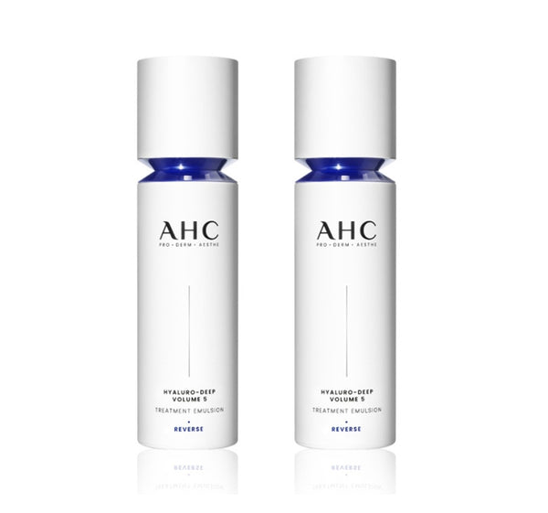 2 x AHC Hyaluro-Deep Volume 5 Treatment Emulsion 100ml from Korea