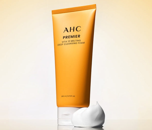 2 x AHC Premier Vita 13 Melting Deep Cleansing Foam 200ml from Korea