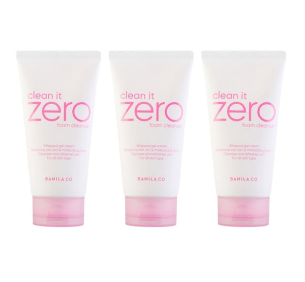 3 x BANILA CO Clean it Zero Foam Cleanser 150ml from Korea