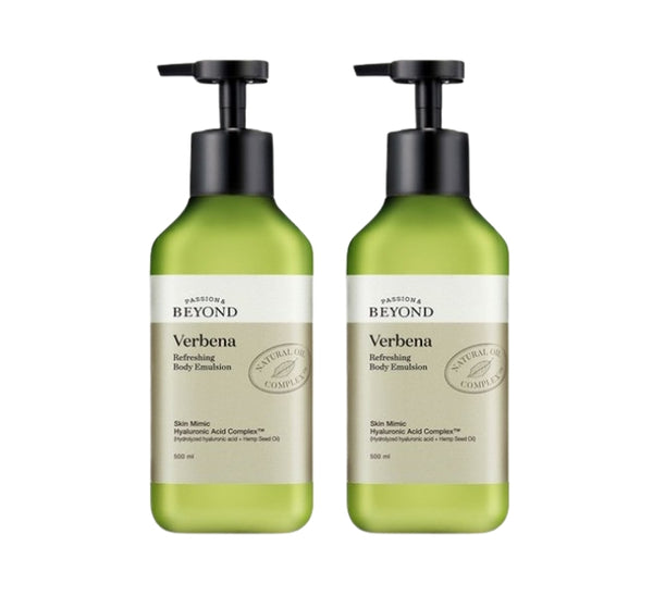 2 x BEYOND Verbena Refreshing Body Emulsion 500ml from Korea