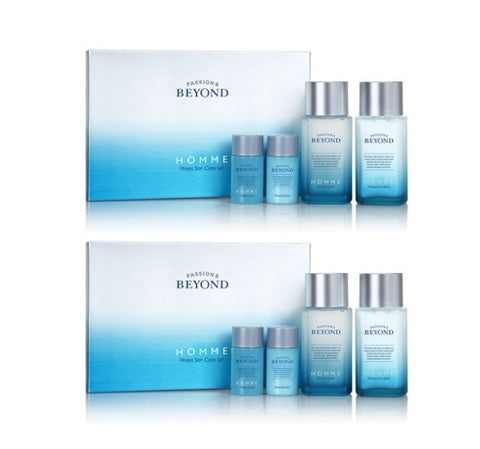 2 x [MEN] Beyond Homme Fitness Skin Care Set (4 Items) from Korea (Copy)