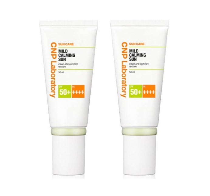 2 x CNP Laboratory Mild Calming Sun 50ml from Korea