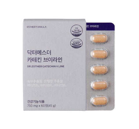 ESTHER FORMULA Catechin V Line Tablets, 60 Tablets from Korea_KT