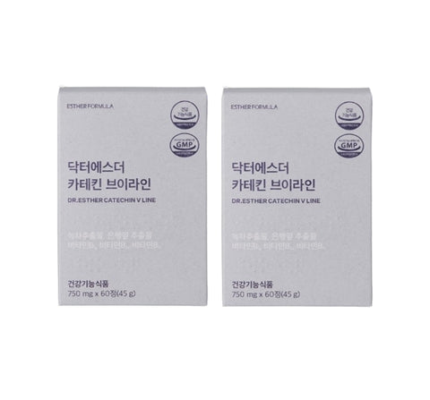 2 X ESTHER FORMULA Catechin V Line Tablets, 60 Tablets from Korea_KT