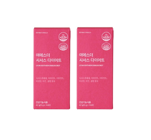 2 X ESTHER FORMULA Cissus Diet Powders, 14 Packets from Korea_KT