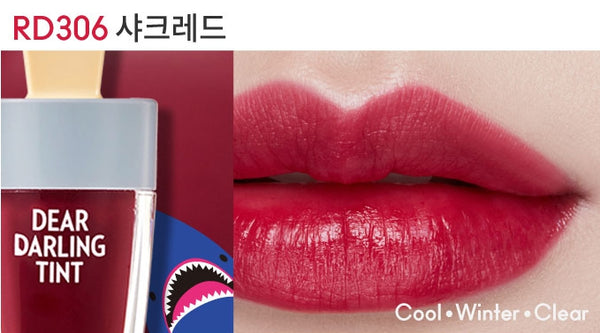 ETUDE Dear Darling Water Gel Tint (Ice Cream Tint) 4.5g, 5 Colours from Korea