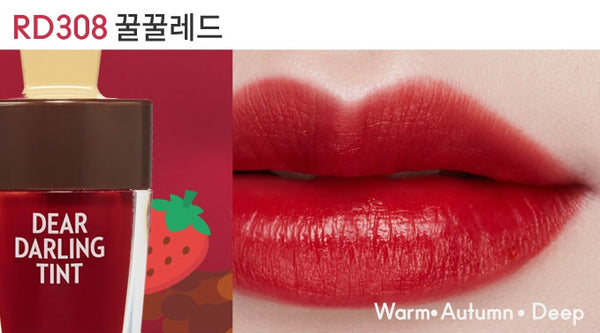 ETUDE Dear Darling Water Gel Tint (Ice Cream Tint) 4.5g, 5 Colours from Korea