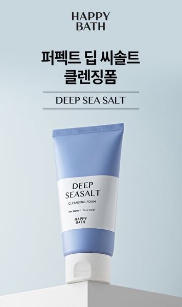 2 x HAPPY BATH Deep Seasalt Cleansing Foam 150g from Korea