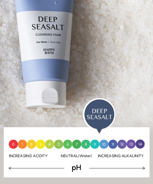 2 x HAPPY BATH Deep Seasalt Cleansing Foam 150g from Korea