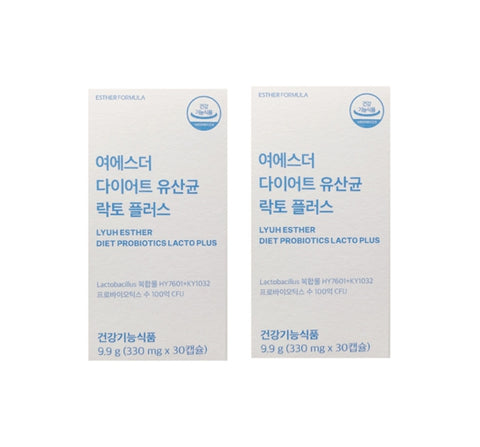 2 X ESTHER FORMULA Diet Probiotics Lacto Plus, 30 Capsules (30-day supply) from Korea_KT