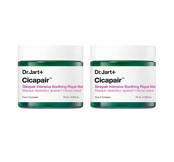 2 x Dr.Jart+ Cicapair Sleepair Intensive Soothing Repair Mask 75ml from Korea