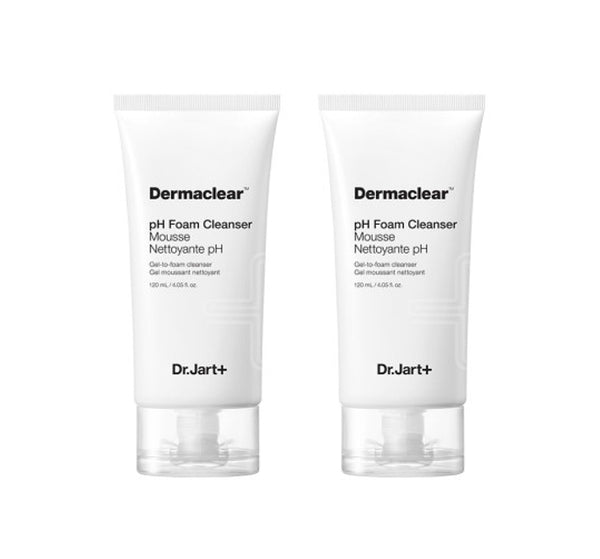 2 x Dr.Jart+ Dermaclear pH Foam Cleanser 120ml from Korea