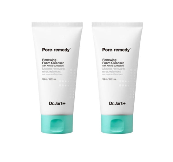 2 x Dr.Jart+ Pore Remedy Renewing Foam Cleanser 150ml from Korea