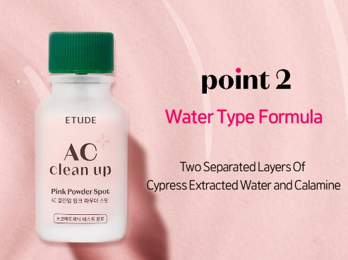 2 X ETUDE AC Clean Up Pink Powder Spot 15ml  from Korea