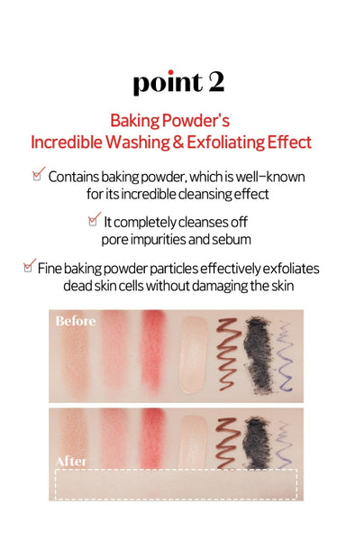 2 X ETUDE Baking Powder Crunch Pore Scrub 200g from Korea