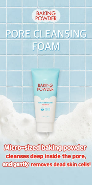 2 X ETUDE Baking Powder Pore Cleansing Foam 160ml from Korea