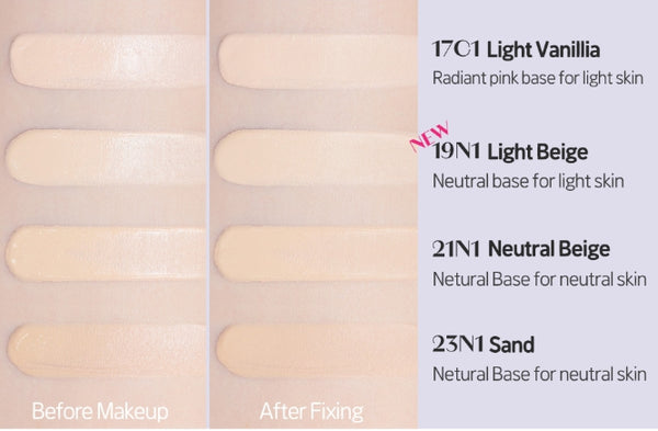 2 X ETUDE Double Lasting Vegan Cover Foundation 30g, 19N1 Light Beige from Korea