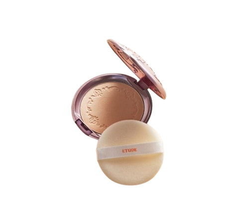 ETUDE Secret Beam Powder Pact SPF36/PA+++, W24 Honey Pearl Beige from Korea