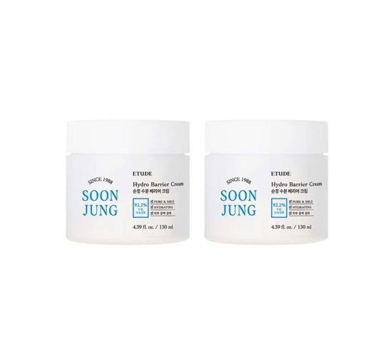 2 X ETUDE Soonjung Hydro Barrier Cream 130ml from Korea