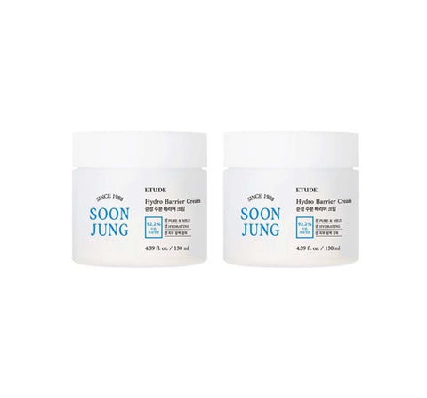 2 X ETUDE Soonjung Hydro Barrier Cream 130ml from Korea