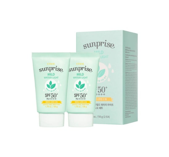 ETUDE Sunprise Mild Watery Light Set (50g X 2ea) from Korea