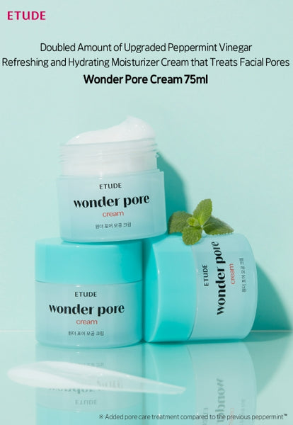 2 X ETUDE Wonder Pore Cream 75ml from Korea