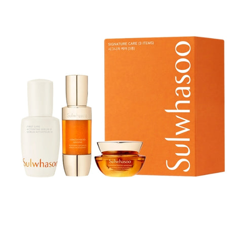 [For Testing] Sulwhasoo Signature Care Set 2 (3 Items) Korea